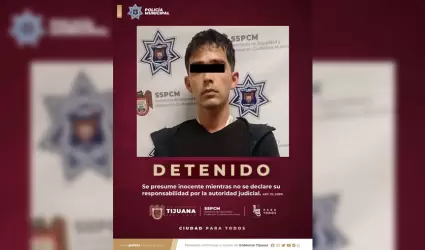 Detenido con arma y pastillas psicotrpicas