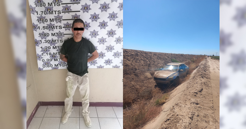 Policía municipal asegura a presunto implicado por robo de vehículo de ...