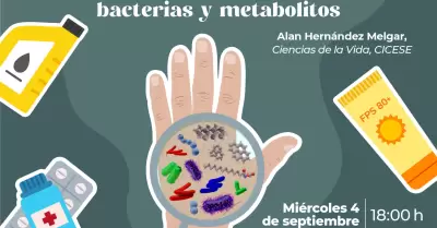 Charla "Un viaje por la superficie de la piel: bacterias y metabolitos"