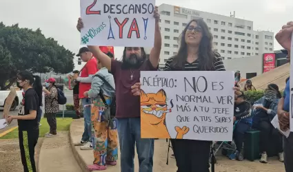 Manifestacin de trabajadores