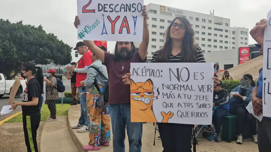 Se manifiestan en Tijuana para exigir a nueva legislatura reduzca la jornada laboral en Mxico