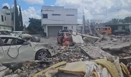 Explosin en vivienda de Tamaulipas