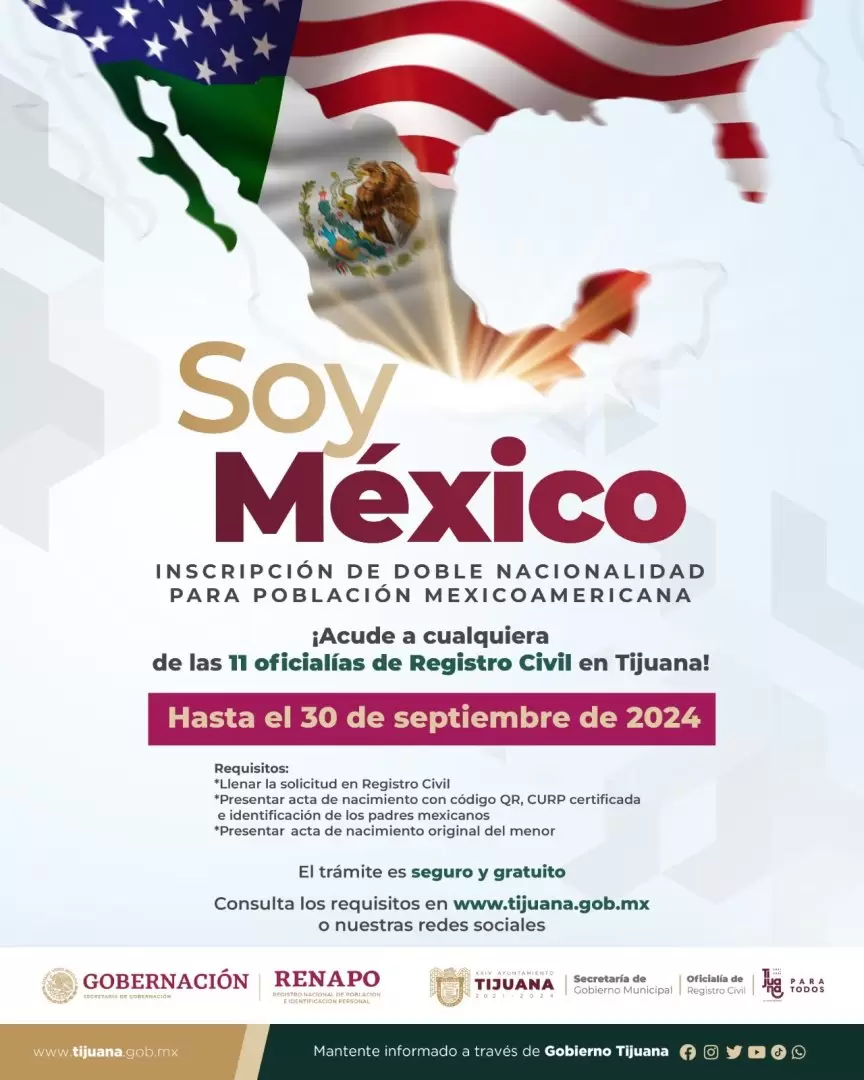 Campaa "Soy Mxico" para tramitar doble nacionalidad