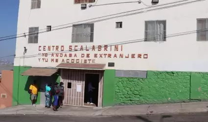 Migrantes en los albergues de Tijuana