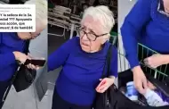 VIDEO: Descubren a abuelita robando en supermercado, es familiar de "Lady Cucaracha"?