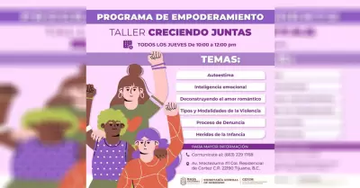 Invita CEJUM a mujeres a participar en talleres de empoderamiento gratuitos