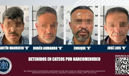 Detenidos durante cateos por narcomenudeo