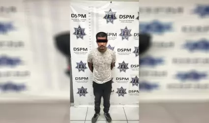 Detenido por robo con violencia a comercio