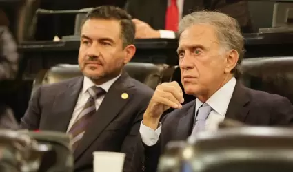 Los Yunes, Miguel ngel hijo y padre, se presentaron en el Senado para sumarse a