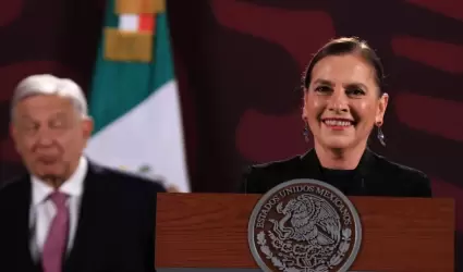 Beatriz Gutirrez Mller durante la conferencia matutina en Palacio Nacional