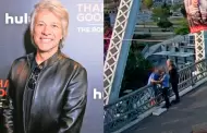 VIDEO Bon Jovi salva a mujer que pretenda saltar de un puente