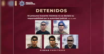 4 detenidos por portacion de armas de fuego