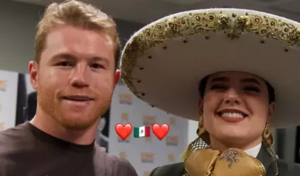 Sal "Canelo" lvarez y Camila Fernndez