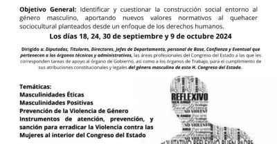 Imparte Congreso de BC capacitacin de identificacin y prevencin de las violen