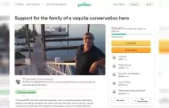 Suman apoyo para la familia de Armando Jaramillo, fallecido investigador de la vaquita marina