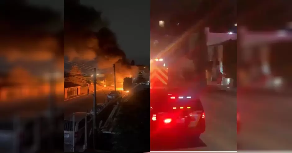 Incendian vehculo frente a la casa del alcalde de Tecate; l lo vincula a un ataque poltico