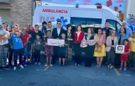 Entrega Sistema DIF Baja California ambulancia e insumos al Albergue Peregrino