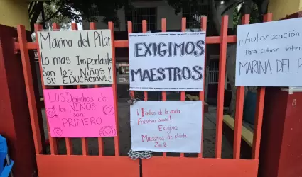 Contina toma de planteles escolares de Tijuana por falta de maestros