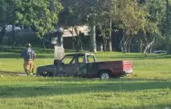 Se incendia camioneta en Zona Ro