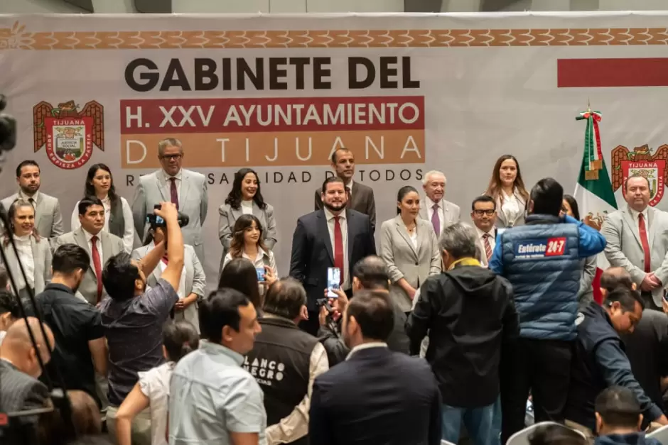 Ismael Burgueo presenta su Gabinete para el XXV Ayuntamiento de Tijuana