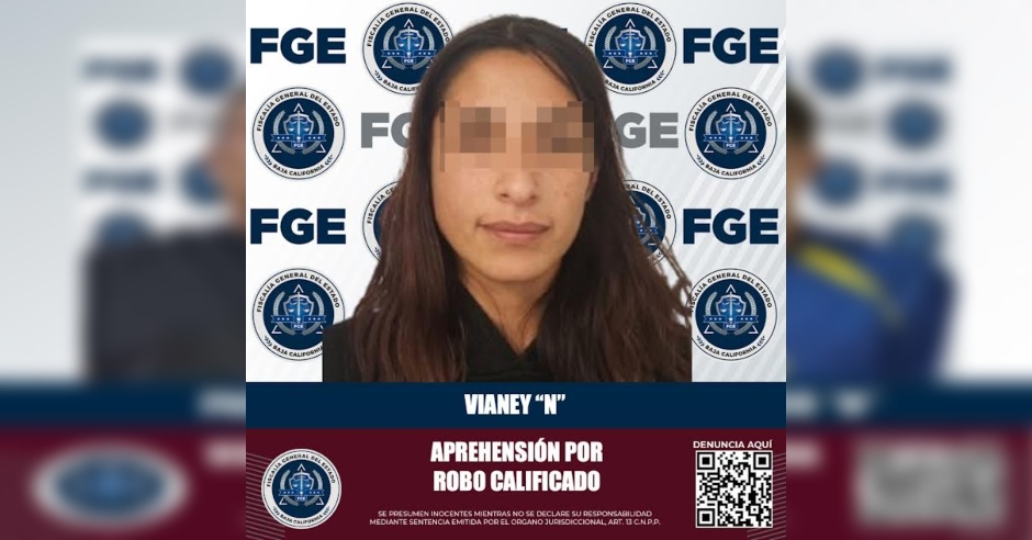 Cumplimenta AEI orden de aprehensión contra mujer por robo calificado ...