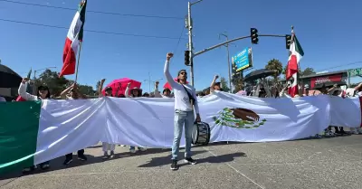 Protestan trabajadores del Poder Judicial y abogados contra reforma en la Garita