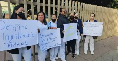 Trabajadores de incidencia despedidos del HGT por IMSS-Bienestar