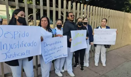 Trabajadores de incidencia despedidos del HGT por IMSS-Bienestar