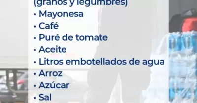 Centro de acopio en Ensenada en apoyo a los afectados por el huracn "John"