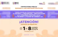 Aprueba IEEBC tercera edicin del programa de capacitacin en materia de prevencin y erradicacin de violencia poltica contra mujeres