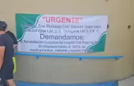 Elevador descompuesto del IMSS "gota que derram el vaso": se manifiestan derechohabientes y familiares