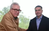 Rubn Rocha, gobernador de Sinaloa se rene con Garca Harfuch