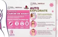 Issstecali invita a mujeres y hombres mayores de 40 aos a realizarse mamografas para deteccin temprana del cncer de mama