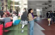 Celebran estudiantes del CONALEP BC a adultos mayores en casa hogar