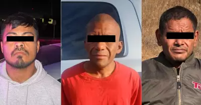 Polica municipal captura a tres fugitivos de la ley