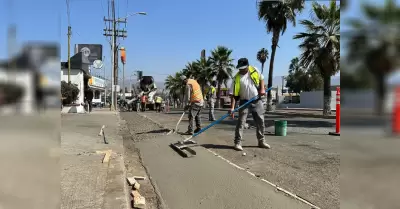 Arranca Gobierno de Ensenada pavimentacin con whitetopping en la Av. Diamante