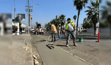 Arranca Gobierno de Ensenada pavimentaci�n con whitetopping en la Av. Diamante