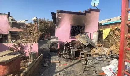 Apoyos familias afectadas por incendio