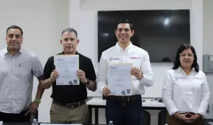 Fomentan Romn Cota y Canacintra Tecate competitividad mediante convenio