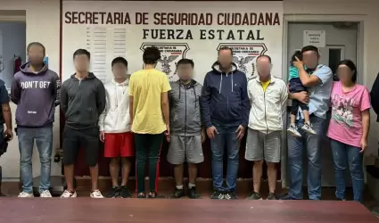 10 personas extranjeras privadas de su libertad en Mexicali