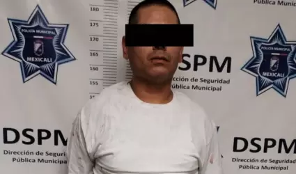 Detienen a hombre por agredir a guardia de seguridad