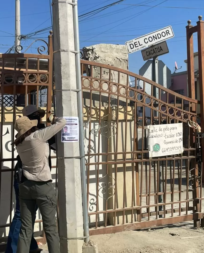 Brigadas de bsqueda individualizada y volanteo en Tijuana