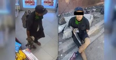 Detienen a un hombre tras robo con violencia en tienda de Tijuana