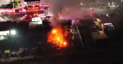 Incendio en Playas de Tijuana