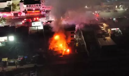 Incendio en Playas de Tijuana