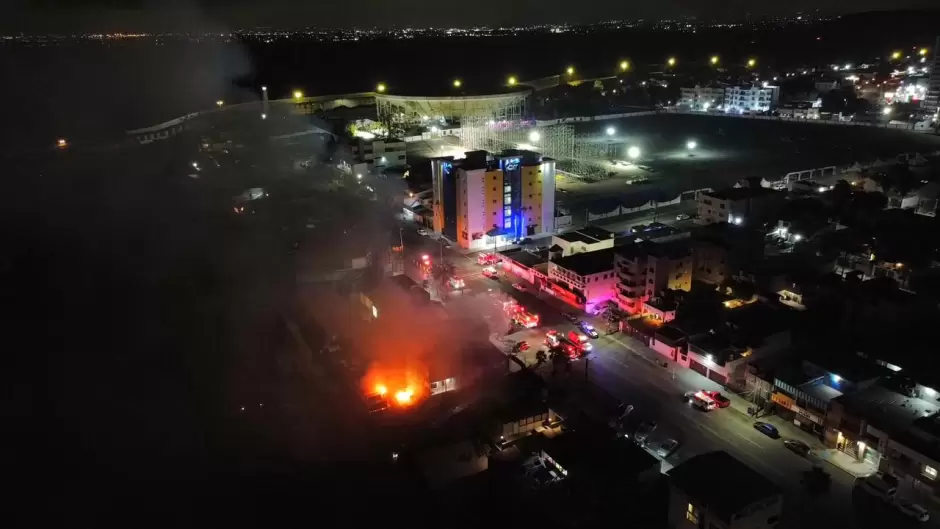 Incendio en Playas de Tijuana