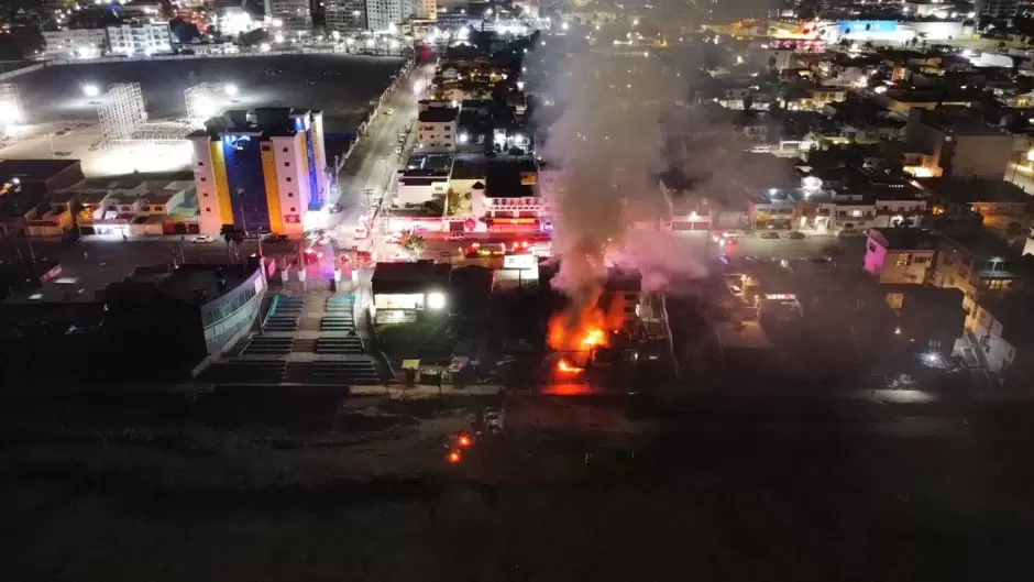 Incendio en Playas de Tijuana