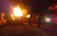 Incendio en vivienda de la colonia Solidaridad Social; sin lesionados