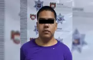 Polica municipal captura a sujeto tras golpear a una mujer