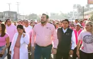 Encabeza Alcalde Ismael Burgueo jornada rosa en el Da Internacional de la Lucha contra el Cncer de Mama